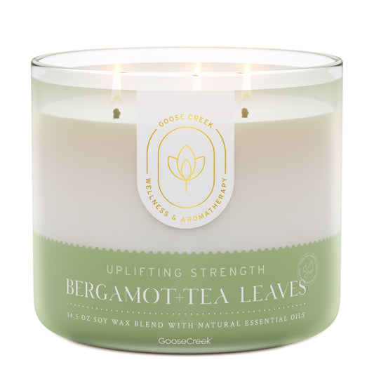 Bergamot & Tea Leaves Aromatherapy 3-Wick Candle