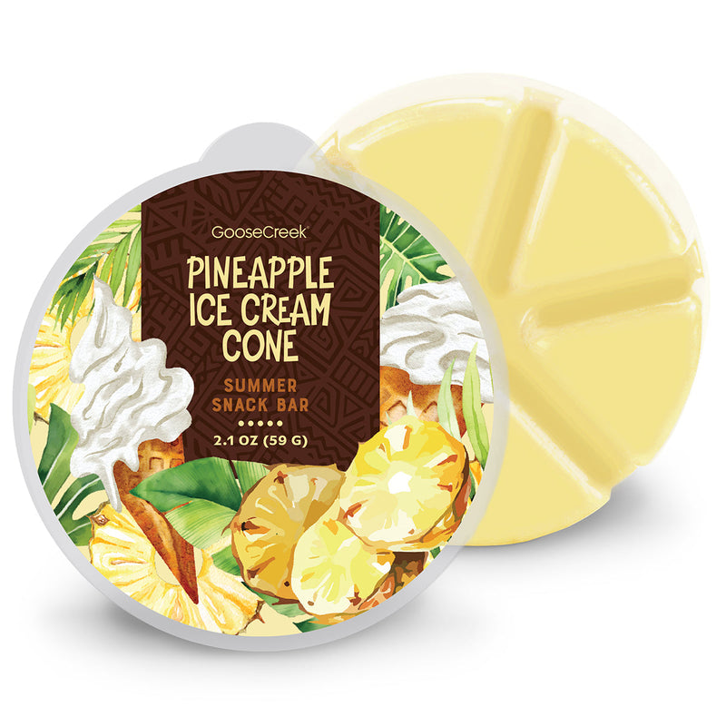 Pineapple Ice Cream Cone Wax  Melt